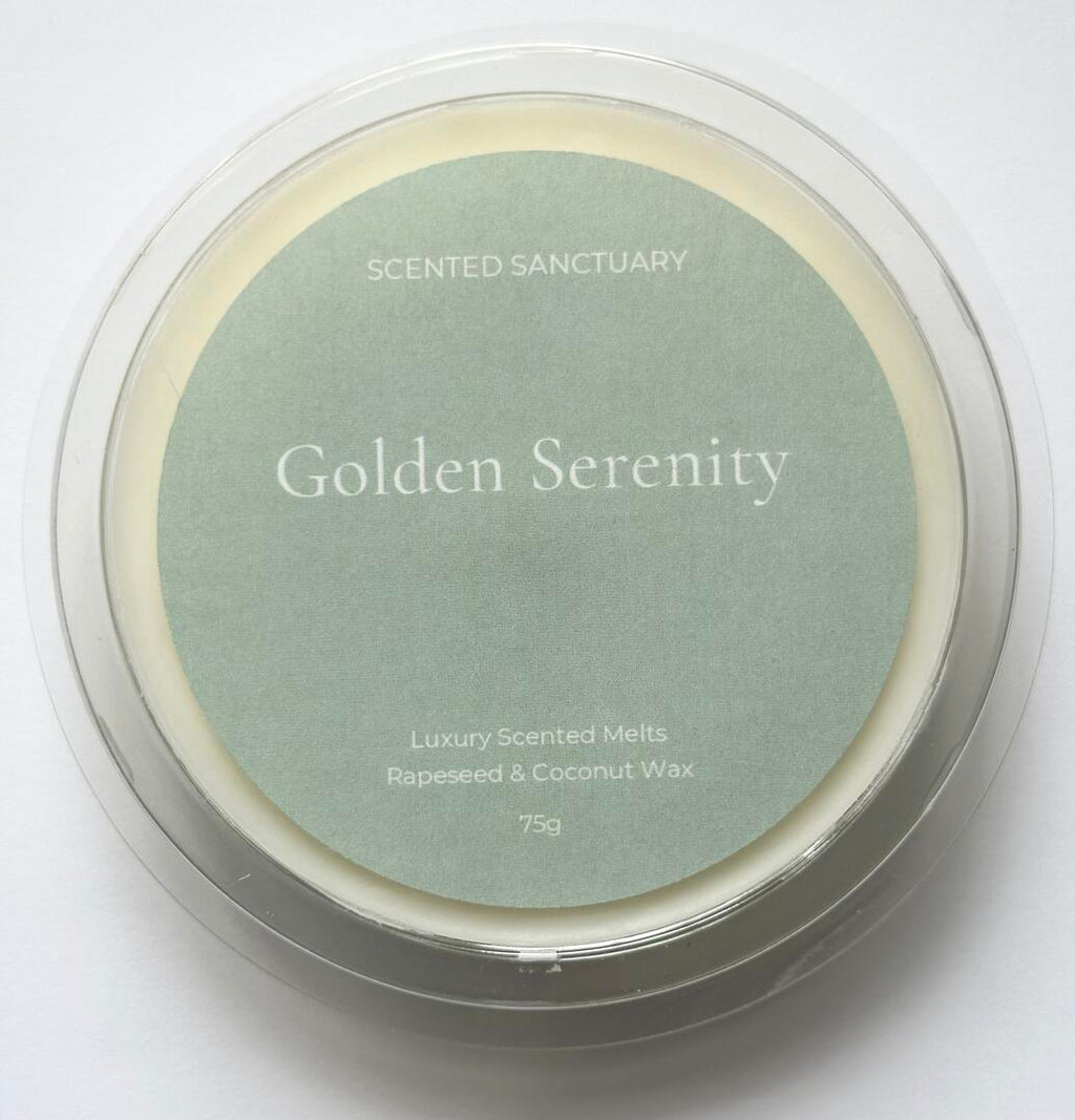 Golden Serenity Luxury Scented Wax Melt